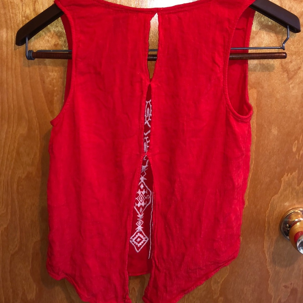 Pattern Open Back Tank - Picture 2 of 3